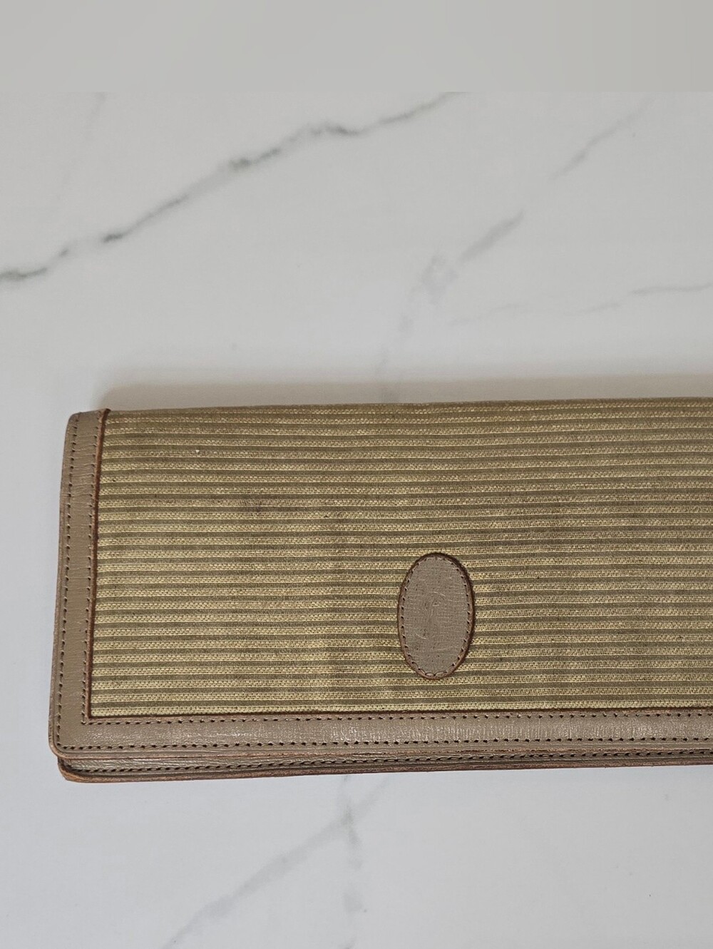 Vintage Yves Saint Laurent YSL Long Wallet – Restoration Project / As Is